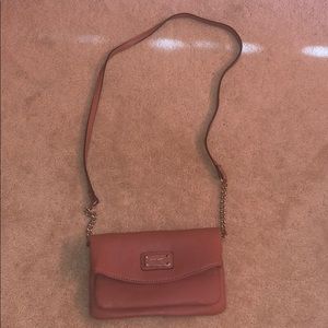 Rose pink crossbody purse
